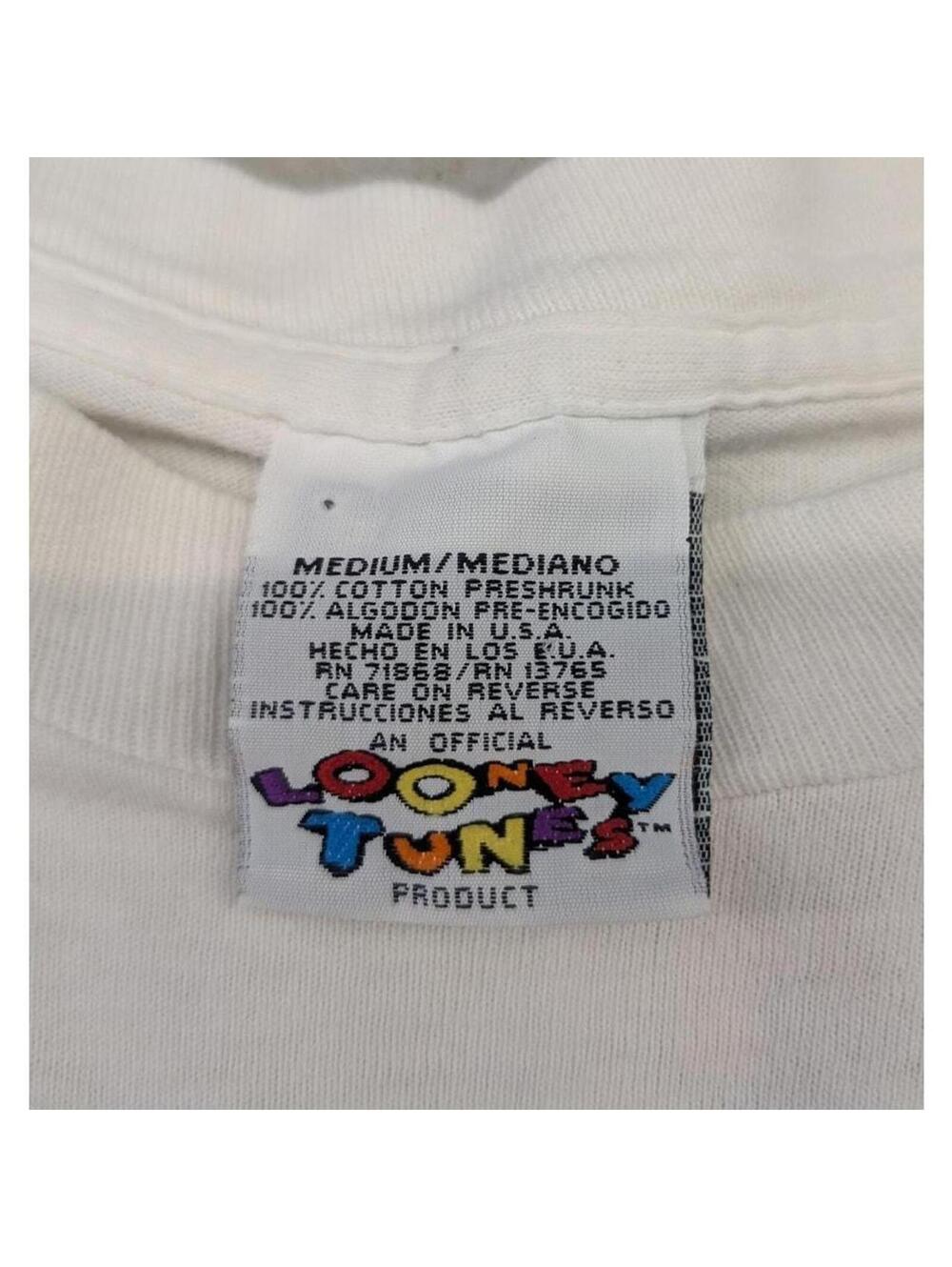 Vintage Looney Tunes Taz "No Comment" long sleeve shirt - Picture 4 of 8
